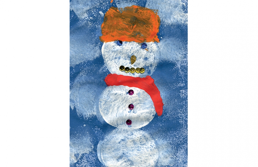 Karl’s 2016 Christmas Card, the front cover of which was designed by Lydia Cobham, a Year 3 pupil at St Hugh’s RC Academy.
