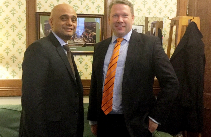 Yesterday, Karl McCartney MP met the Secretary of State for Communities and Local Government, Rt. Hon. Sajid Javid, who outlined the Government’s investment plans for Lincoln that were announced today.