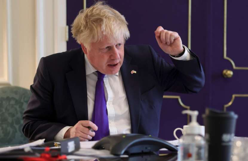Boris Johnson - Image from his Instagram account