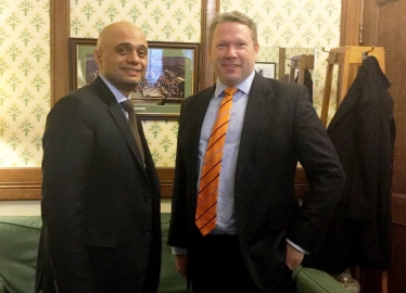 Yesterday, Karl McCartney MP met the Secretary of State for Communities and Local Government, Rt. Hon. Sajid Javid, who outlined the Government’s investment plans for Lincoln that were announced today.